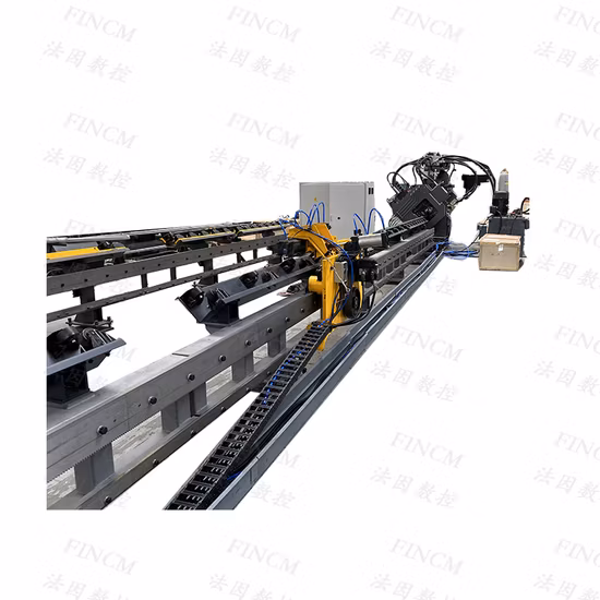 Linha de transmissão APM1412 Torres de treliça Fabricação FINCM Máquina de puncionamento/perfuração/corte/marcação de linha de ângulo CNC